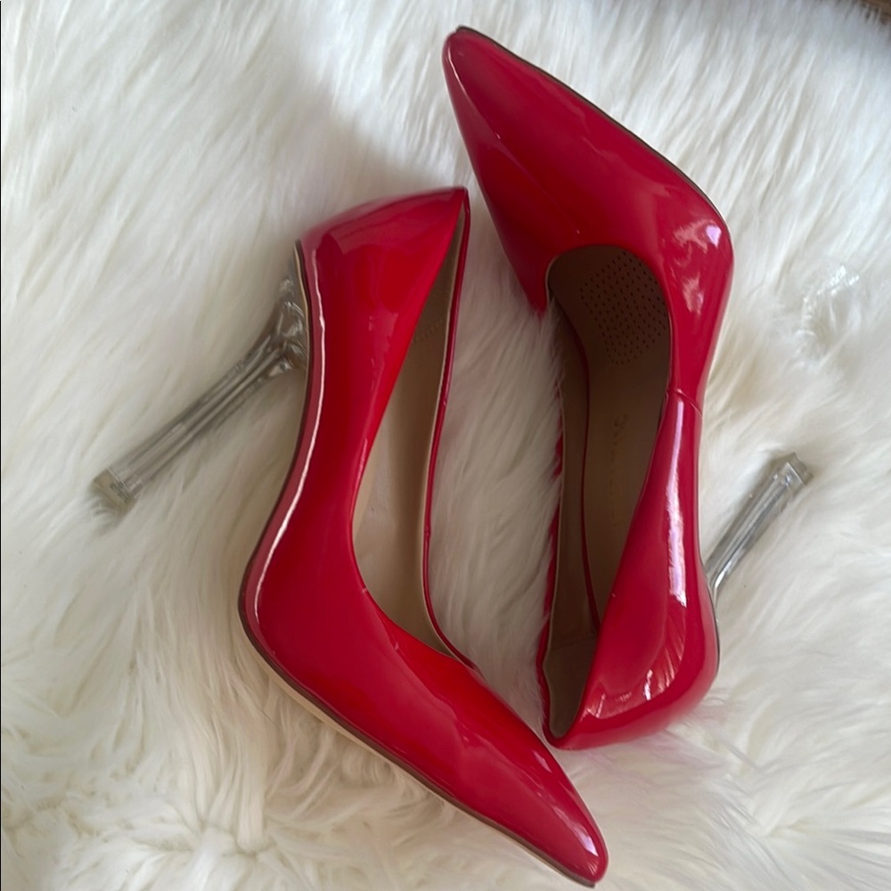 Elegant Red Stiletto Heels